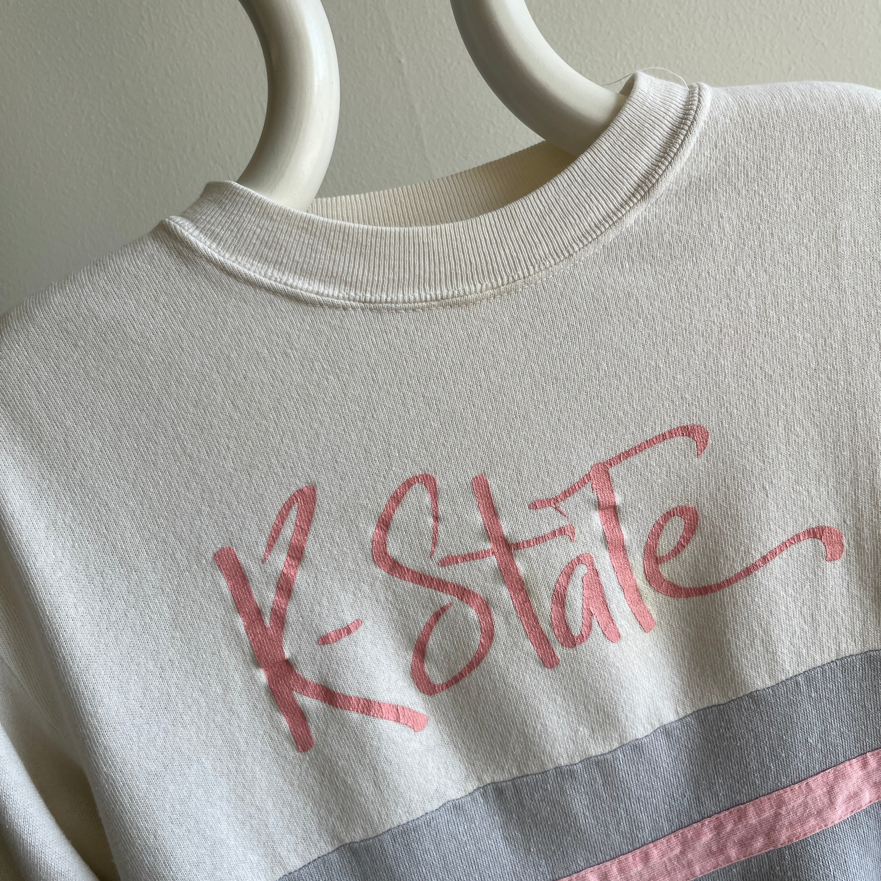 1970s Kansas State University Super Cool Sweatshirt by Velva Sheen