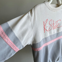 1970s Kansas State University Super Cool Sweatshirt by Velva Sheen