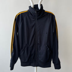 1980s/90s Black and Yellow Striped Track Jacket