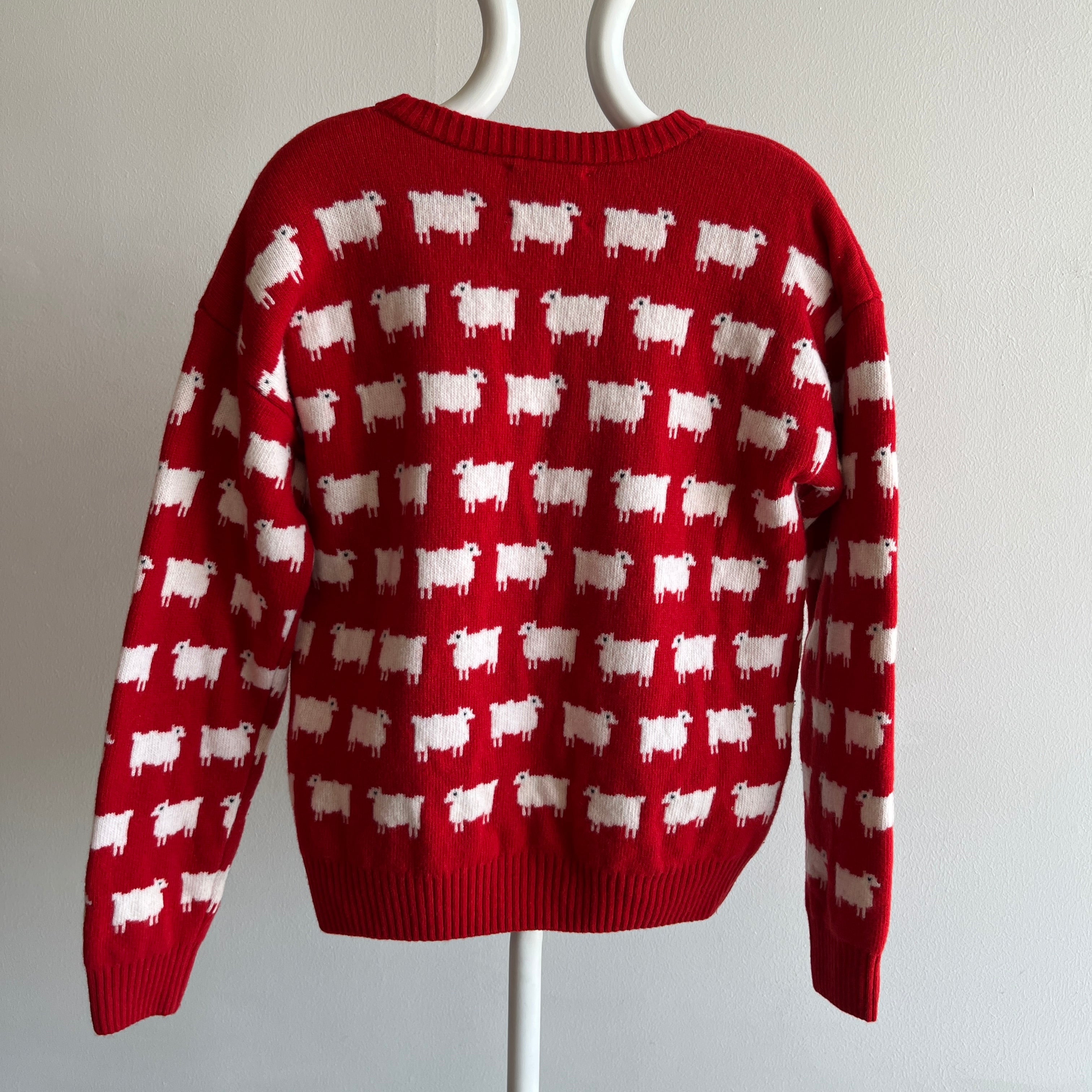 2000s - Not Vintage - Black Sheep Wool Sweater – Red Vintage Co