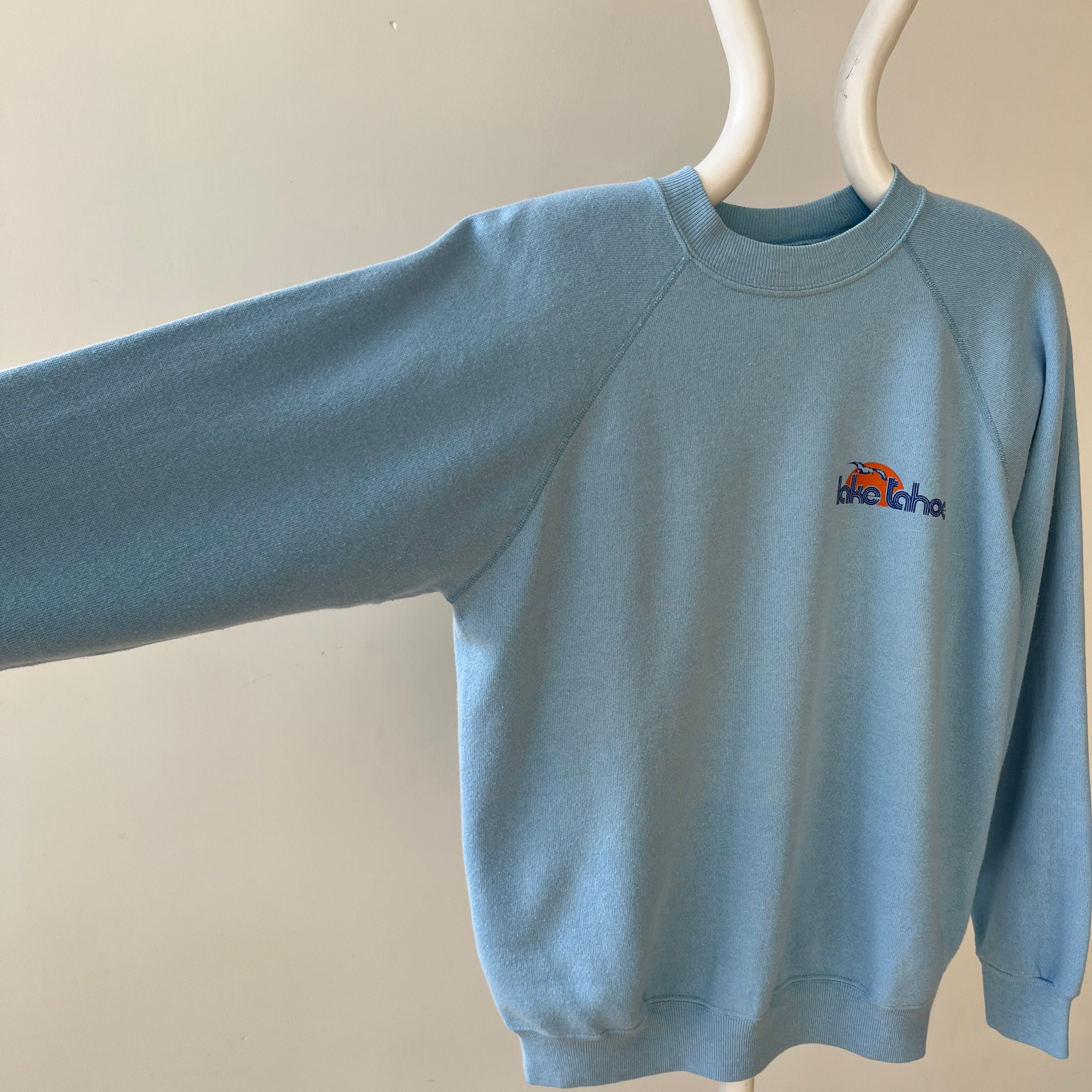 1990s Baby Blue Lake Tahoe Sweatshirt