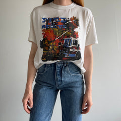 1970/80s Fire and Rescue Super Slouchy T-Shirt