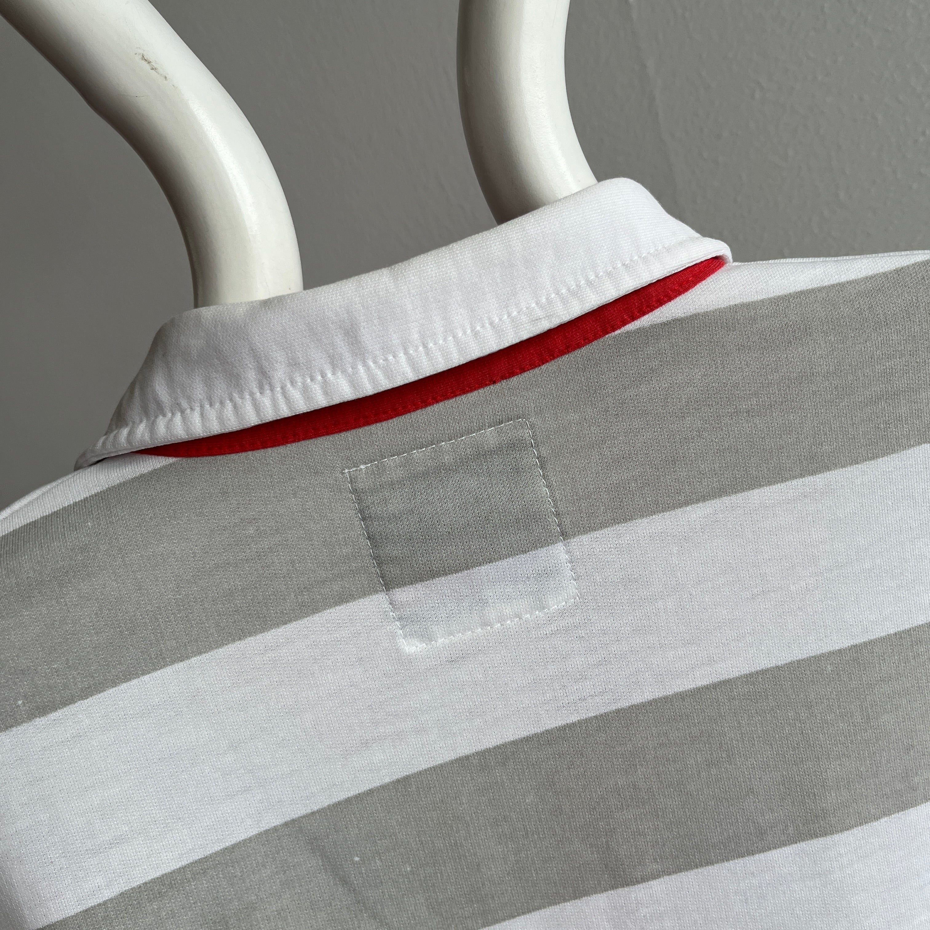 1980/90s Jordache Striped Polo Short Sleeve Sweatshirt/Shirt