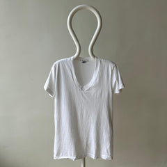 T-shirt teinté de peinture noire vierge des années 00