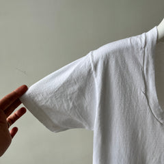 T-shirt teinté de peinture noire vierge des années 00