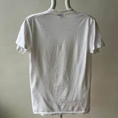 T-shirt teinté de peinture noire vierge des années 00