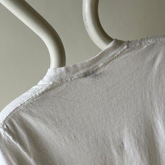 T-shirt teinté de peinture noire vierge des années 00