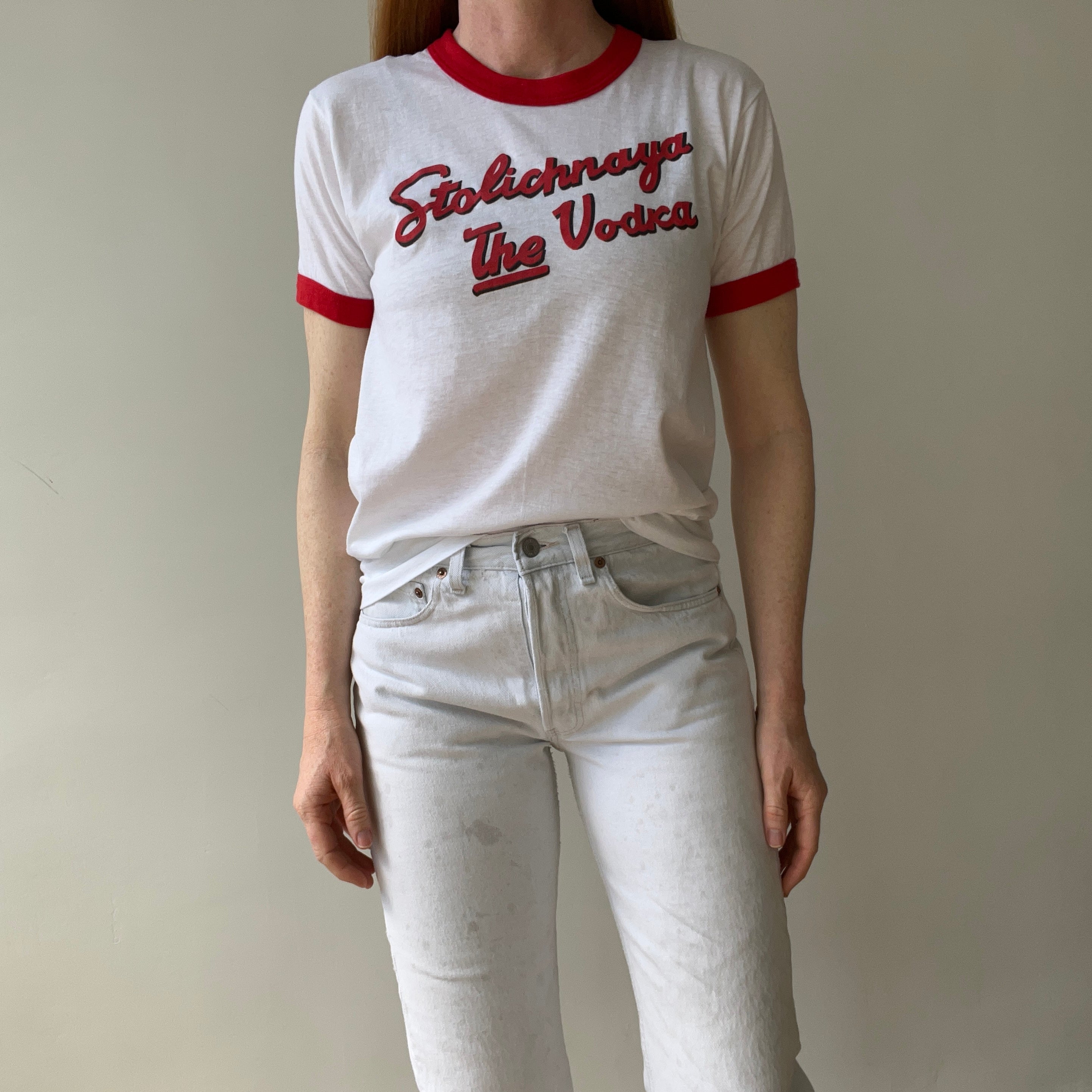 1980s Stoli Ringer - Please Drink Responsibly