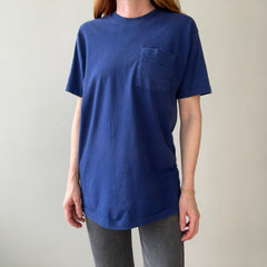 T-shirt teinté de peinture noire vierge des années 00