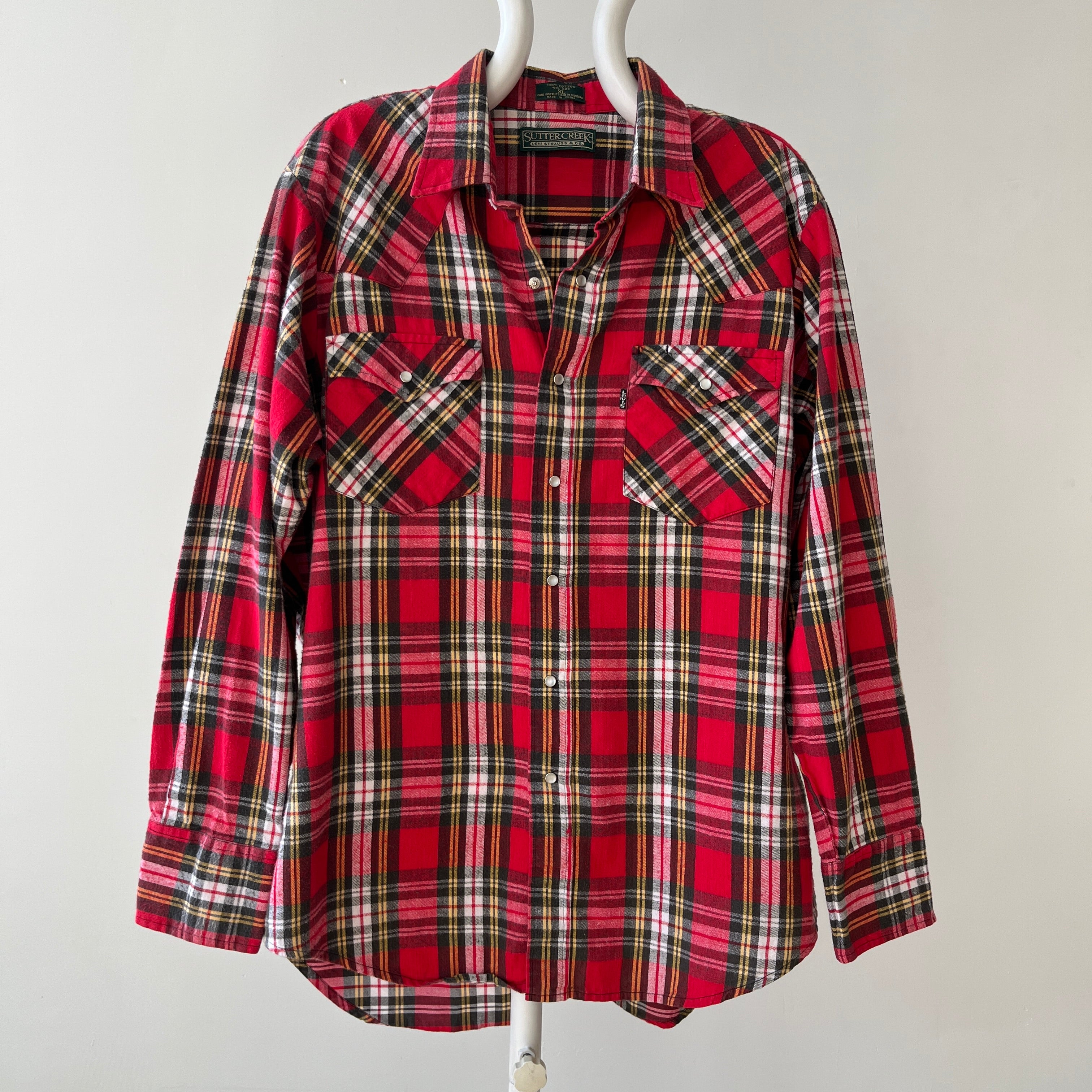 1990s Levis Pearl Snap Flannel