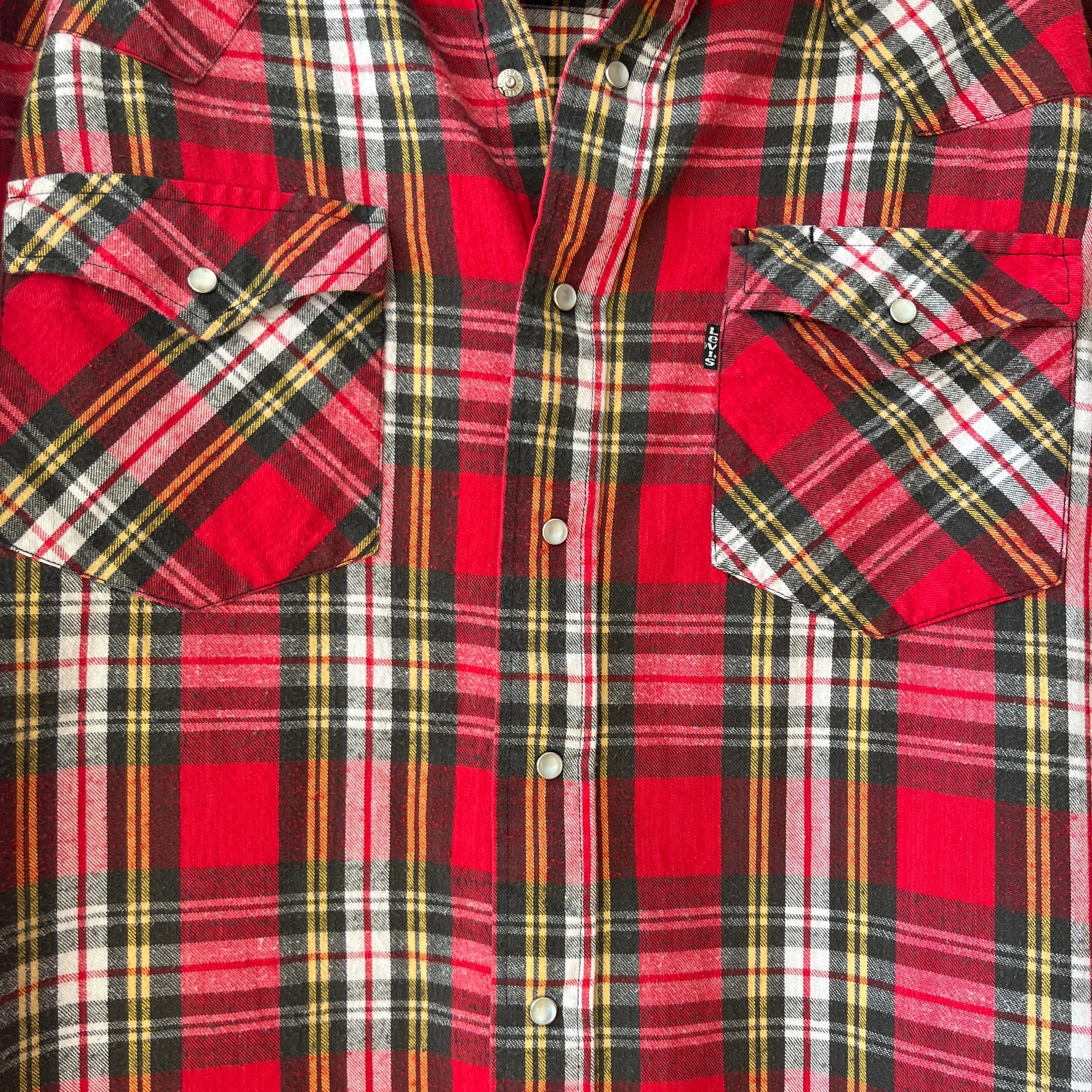 1990s Levis Pearl Snap Flannel