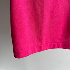 1980s Paradise Bay Hot Pink Pocket T-Shirt