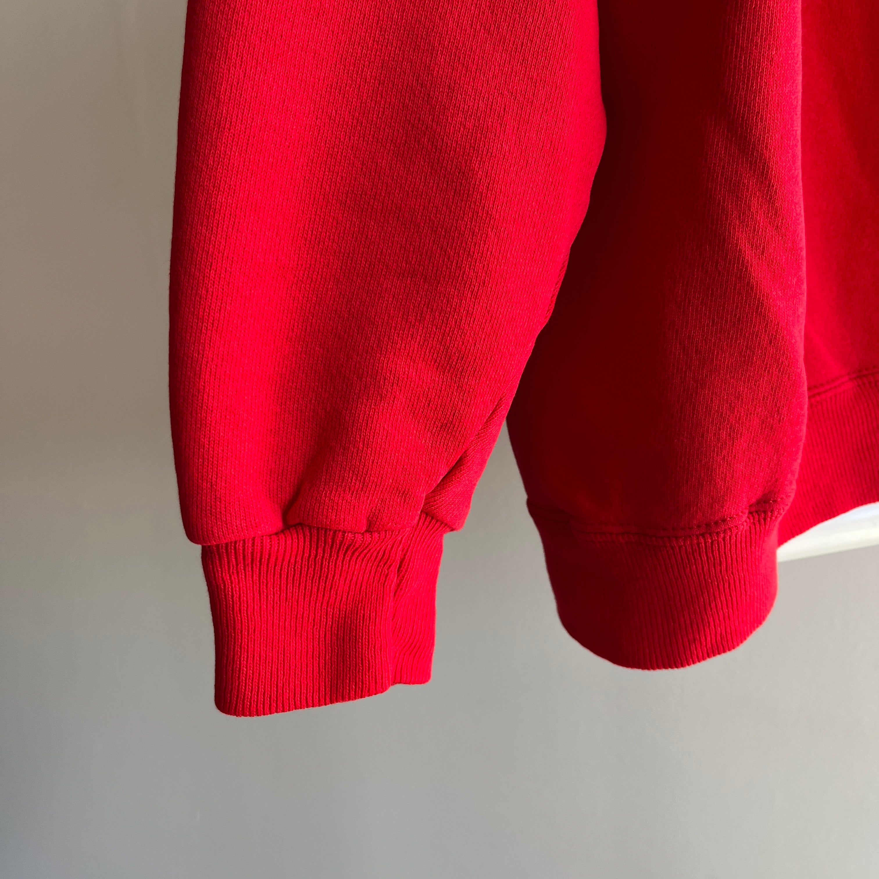 1990s Blank Bright Red Raglan by HHW