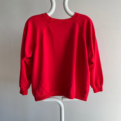 1990s Blank Bright Red Raglan by HHW