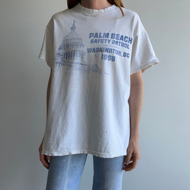 1998 Palm Beach Safety Patrol Washington DC - Tattered To The Most Delightful Level - T-Shirt