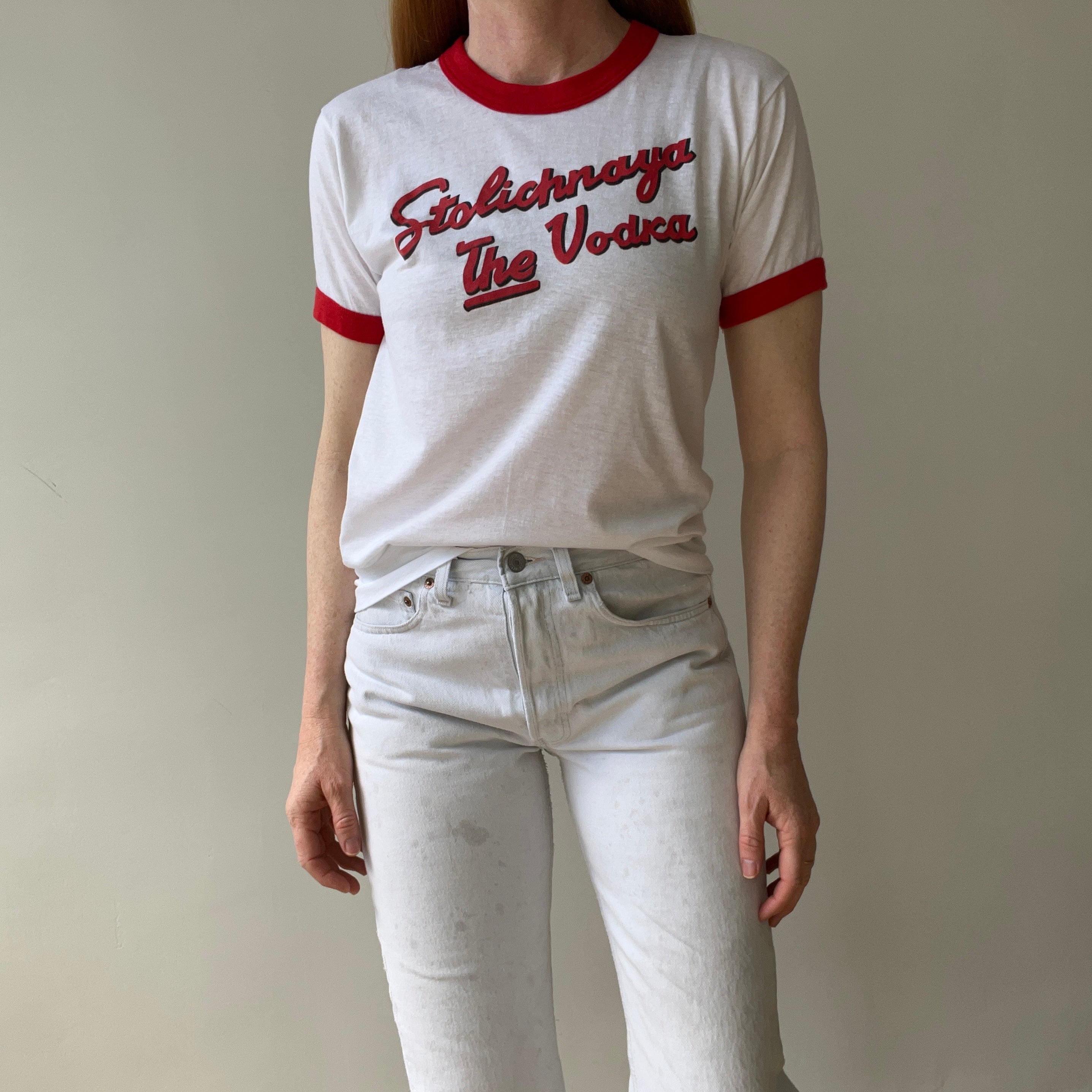 1980s Stoli Ringer - Please Drink Responsibly