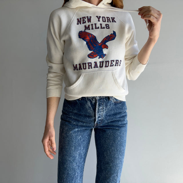 1970s New York Mills Maurauders Hoodie by Sportswear