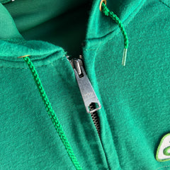 1970s Pioneer Seed Patch Hoodie with No Fleece, But a Great Zipper