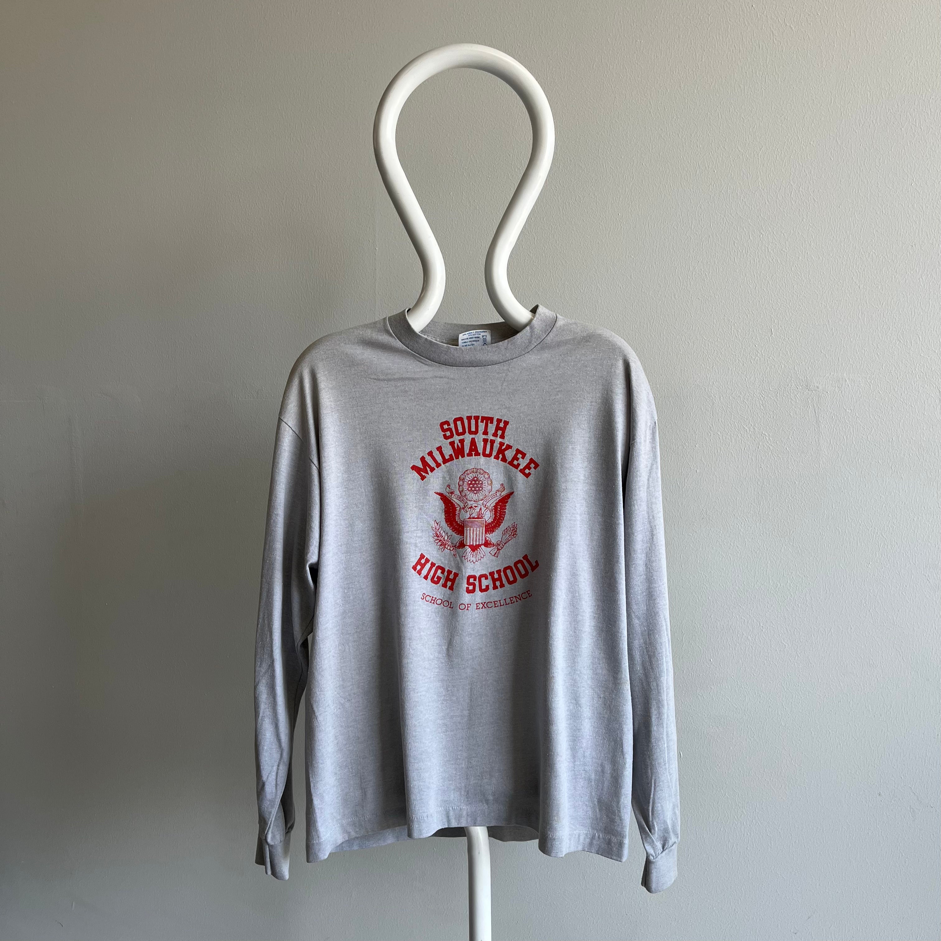 1990s South Milwaukee High School Long Sleeve T-Shirt