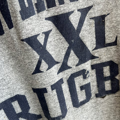 1990s Bowling Green Rugby Thinned Out and Tattered Shoulders T-Shirt