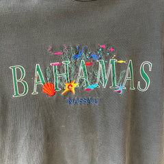 1990s Faded Black Bahamas Nassau T Shirt
