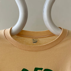1970s Light Sand/Yellow Crafton Elementary T Shirt