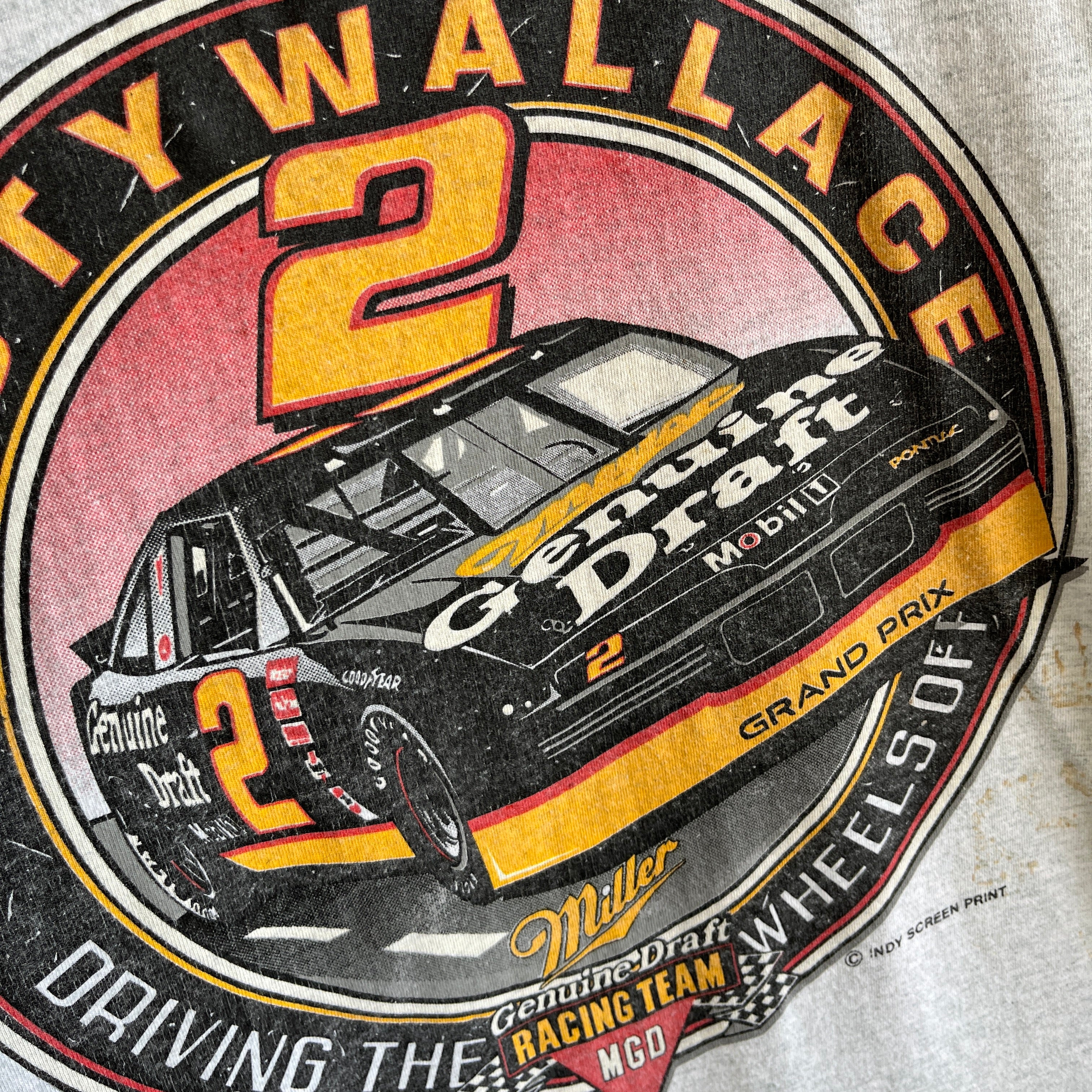 1993 Rusty Wallace Front and Back T-Shirt