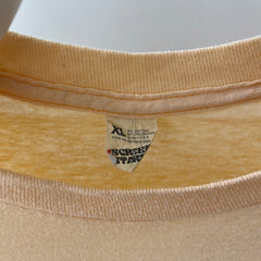 1970s Light Sand/Yellow Crafton Elementary T Shirt