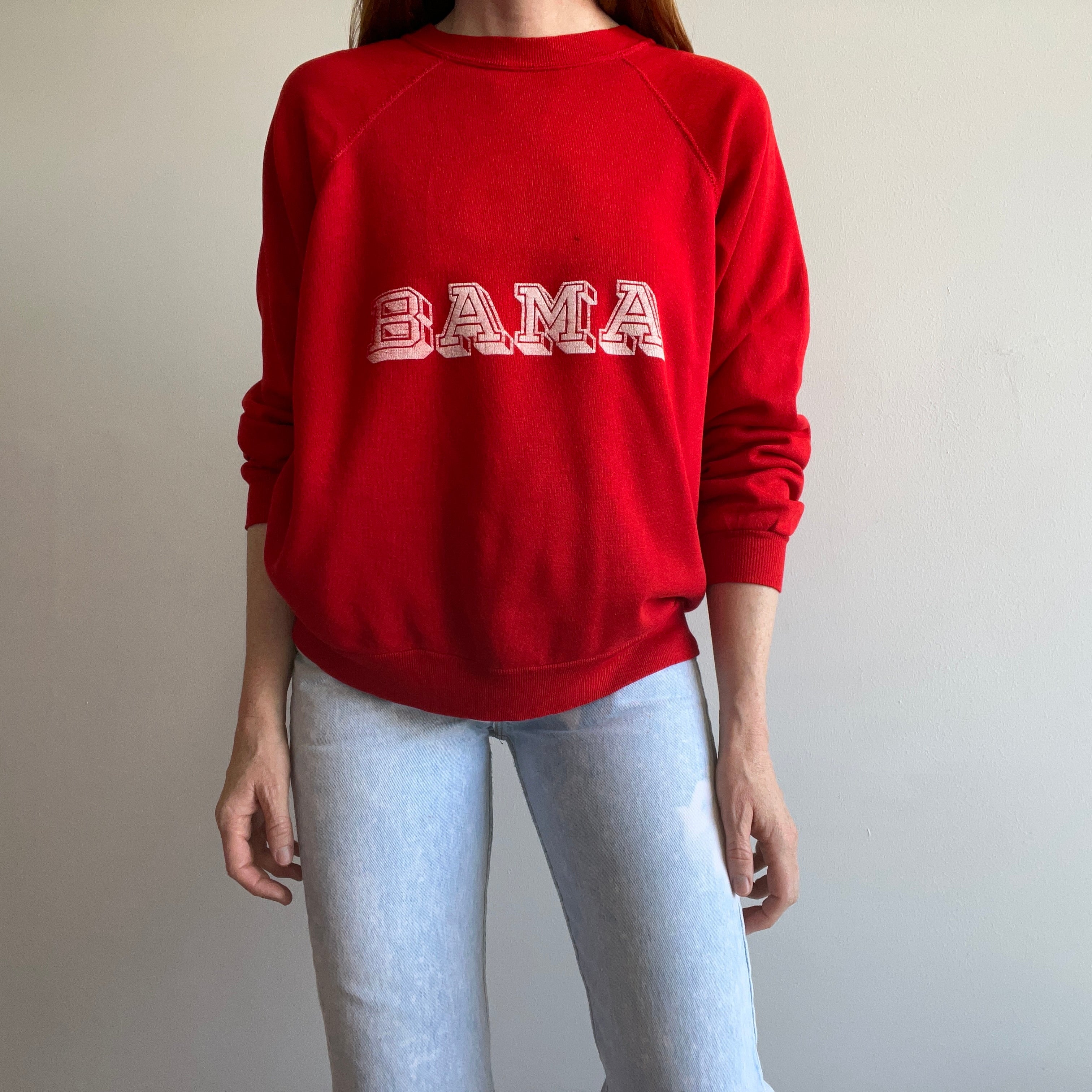 1970s Thin and Slouchy Alabama Sweatshirt