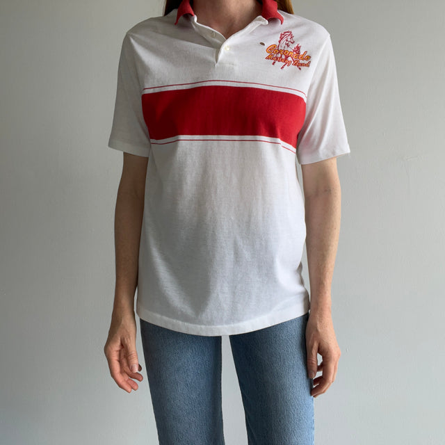 1980s Coronado Mustang Band Polo Shirt