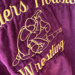 1980s Charter's Houston Wrestling Corduroy Baseball Jacket that was Bob's