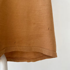 T-shirt teinté de peinture noire vierge des années 00