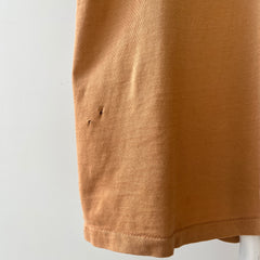 T-shirt teinté de peinture noire vierge des années 00