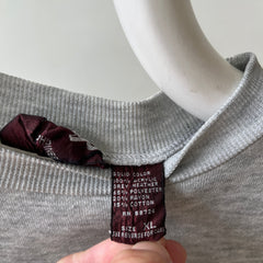 1980s Heather Grey Double Stripe Sweatshirt