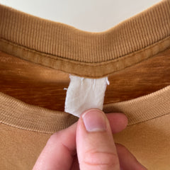 T-shirt teinté de peinture noire vierge des années 00