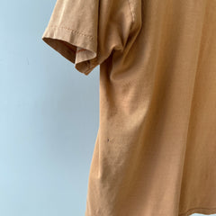 T-shirt teinté de peinture noire vierge des années 00