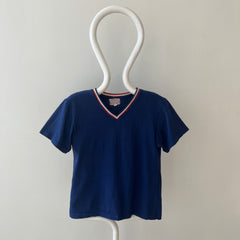 T-shirt teinté de peinture noire vierge des années 00