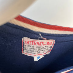 T-shirt teinté de peinture noire vierge des années 00