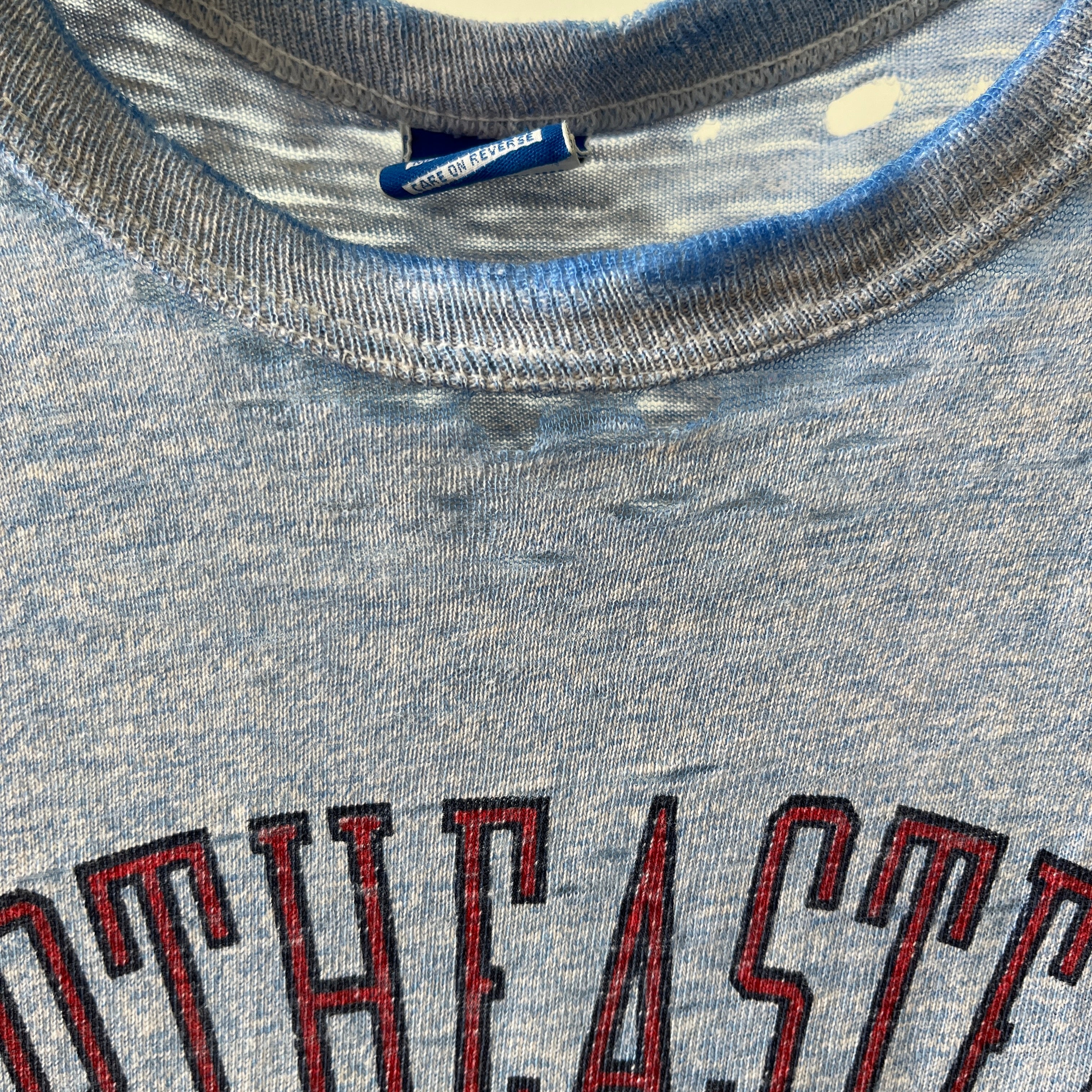 1980s/90s Northeastern Huskies T Shirt  - Thrashed! Champion