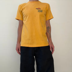 1970s Yellow Turtle Iowa State University T Shirt