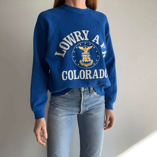 1980s Lowry AFB Colorado US Air Force Sweatshirt by Artex
