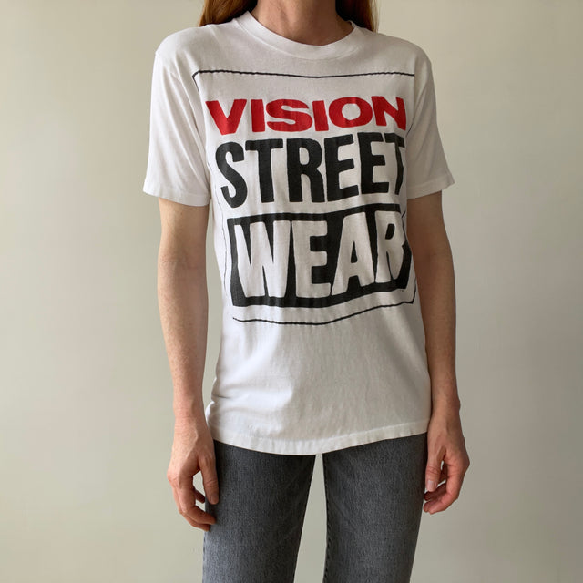 T-shirt teinté de peinture noire vierge des années 00