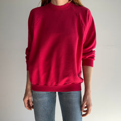 1980s FOTL Magenta/Burgundy/Pink/Red Sweatshirt
