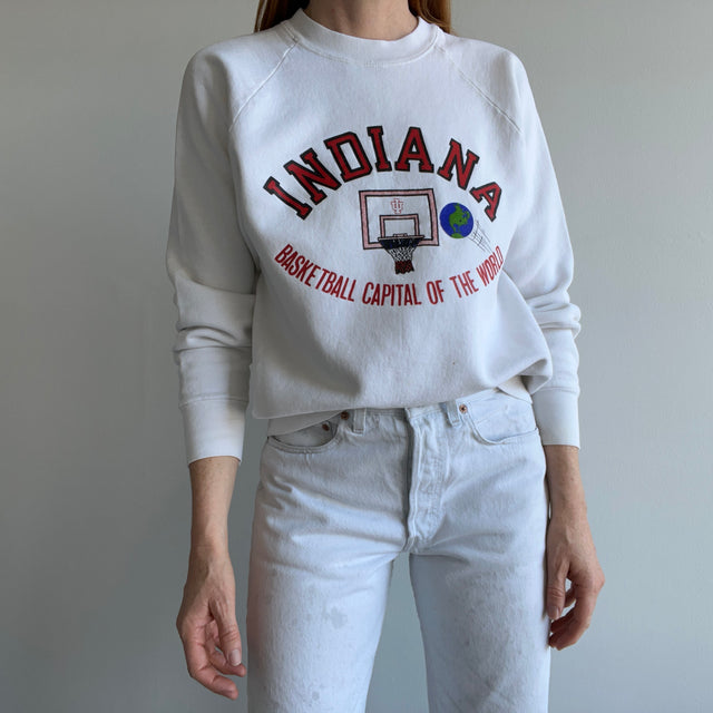 1980s Indiana "Basketball Capital of the World" Sweatshirt