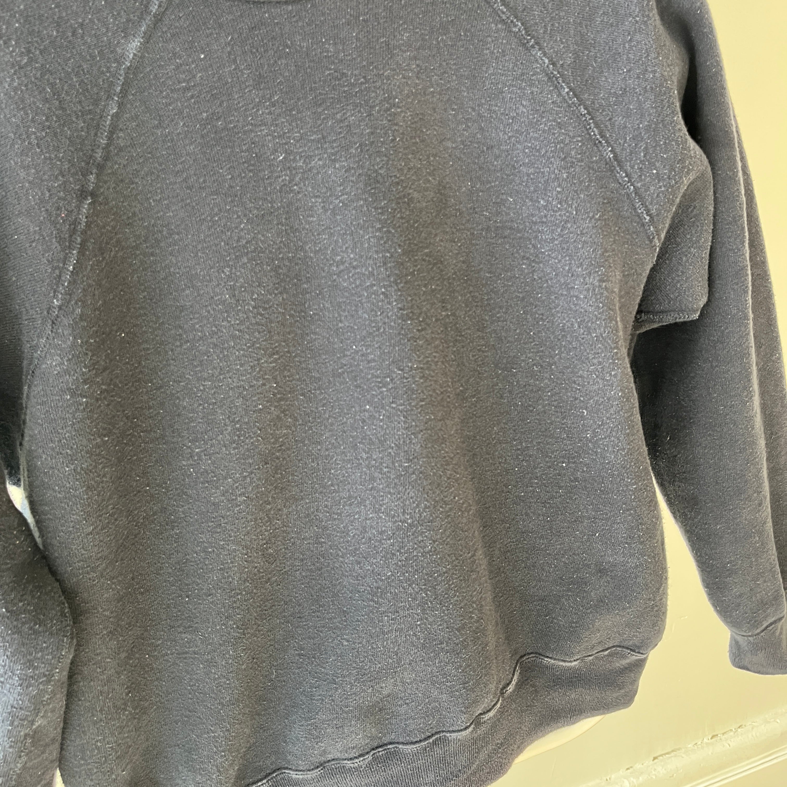 00s Heavy Weight Blank Black Sweatshirt par FOTL - Structuré