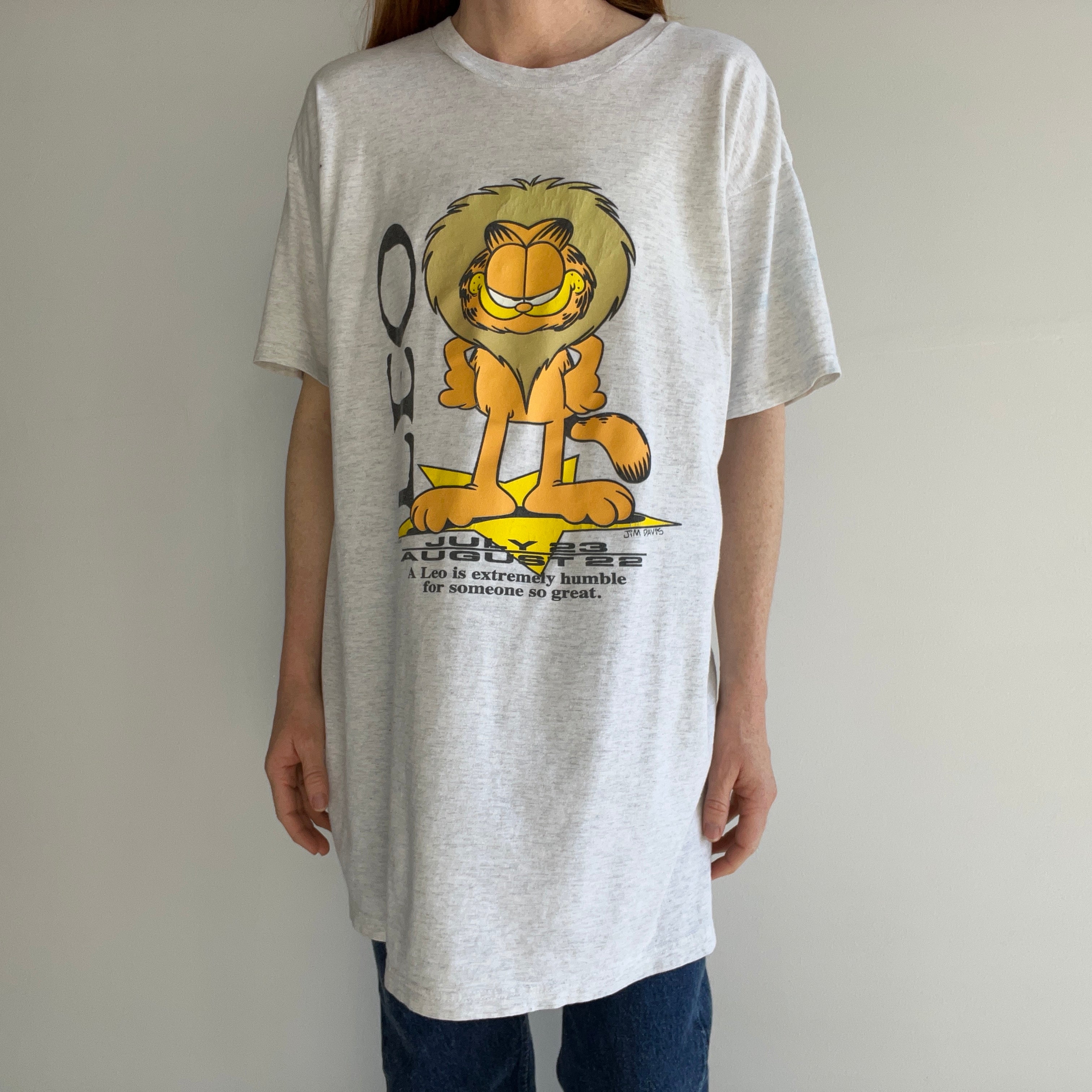 1994 Garfield Leo Extra Long T-Shirt