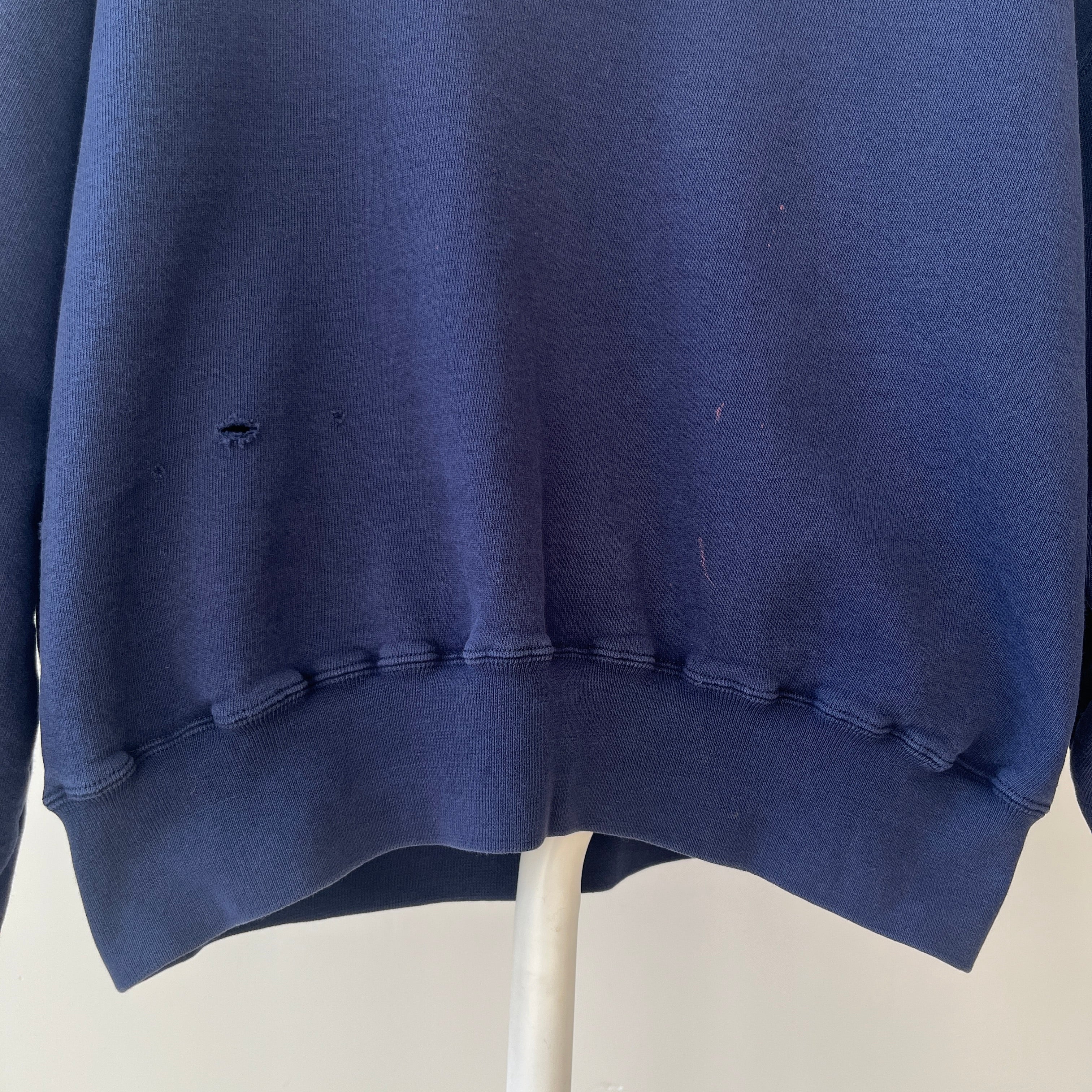 00s Heavy Weight Blank Black Sweatshirt par FOTL - Structuré