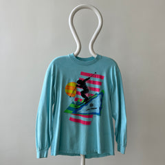 1987 Jay Peak Vermont Skier Long Sleeve Shirt - a good one!