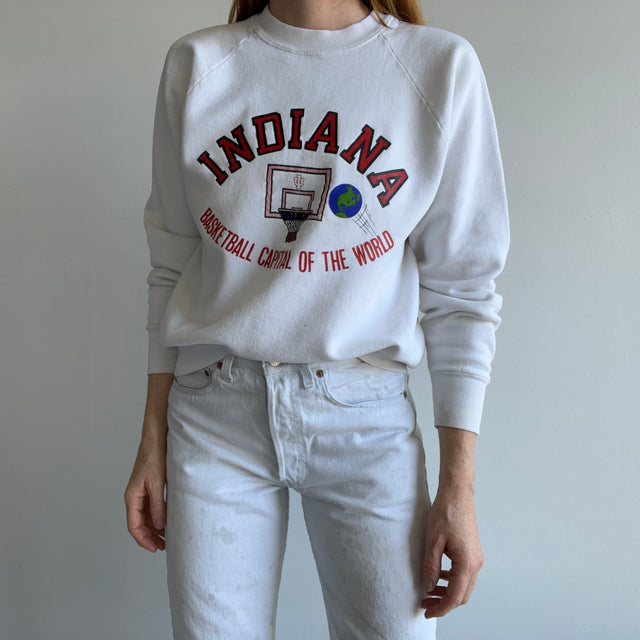 1980s Indiana "Basketball Capital of the World" Sweatshirt