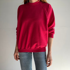 1980s FOTL Magenta/Burgundy/Pink/Red Sweatshirt
